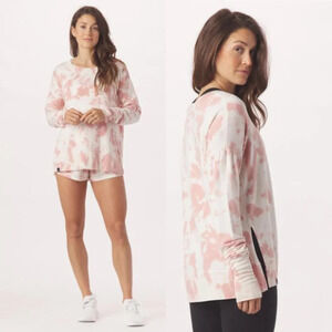 Glyder Lounge Long Sleeve: Clay Tie Dye 29080